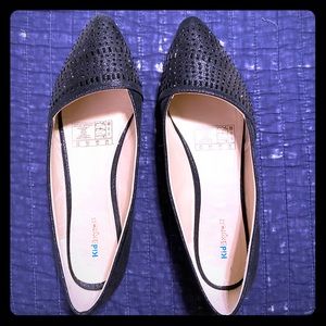 Kid Express Black Flats